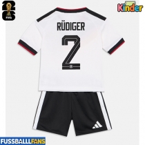 Deutschland Antonio Rudiger #2 Heimtrikotsatz Kinder WM 2026 Kurzarm (+ Kurze Hosen)